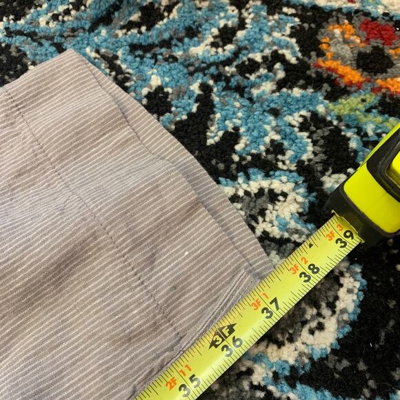 Athleta Cabo Grey Wide Leg Striped Pants Size 6 - Picture 7 of 9